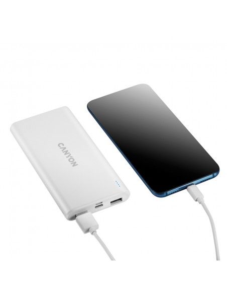 Canyon PB-106 Polímero de litio 10000 mAh Blanco