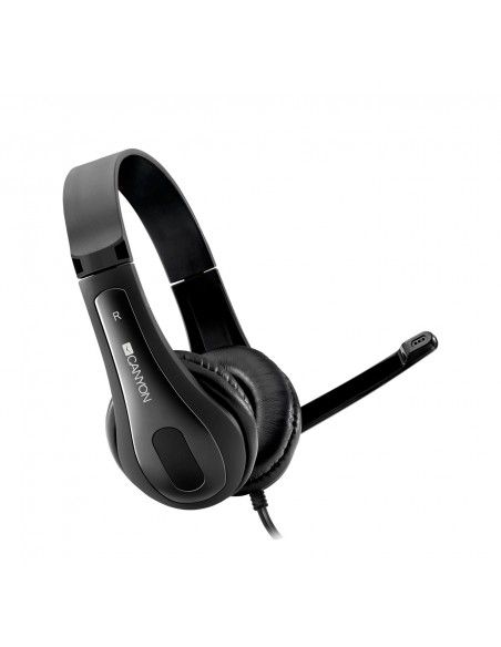 Canyon HSC-1 Auriculares Alámbrico Diadema Llamadas Música Negro