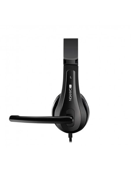 Canyon HSC-1 Auriculares Alámbrico Diadema Llamadas Música Negro