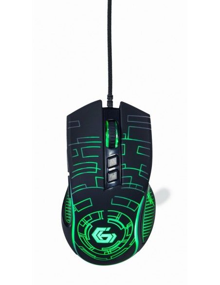 Gembird MUSG-RGB-01 ratón mano derecha USB tipo A 3600 DPI