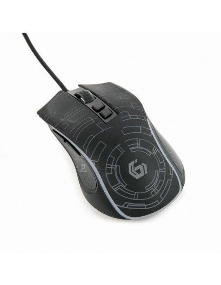 Gembird MUSG-RGB-01 ratón mano derecha USB tipo A 3600 DPI