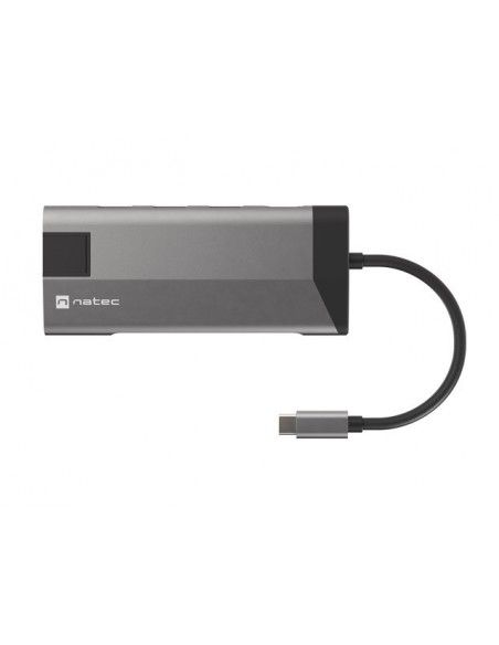 NATEC Fowler Plus USB Tipo C 1000 Mbit s Negro, Gris