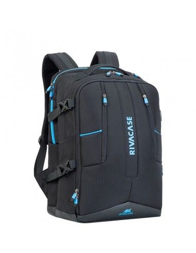 Rivacase 7860 maletines para portátil 43,9 cm (17.3") Funda tipo mochila Negro, Azul