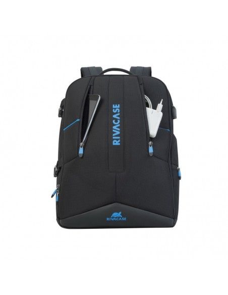 Rivacase 7860 maletines para portátil 43,9 cm (17.3") Funda tipo mochila Negro, Azul
