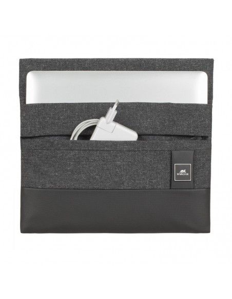 Rivacase 8803 BLACK MELANGE maletines para portátil 33,8 cm (13.3") Funda Negro