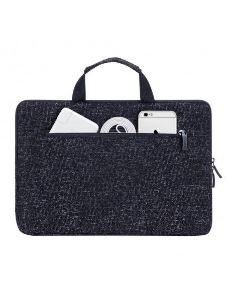 Rivacase 7913 maletines para portátil 33,8 cm (13.3") Funda Negro, Blanco