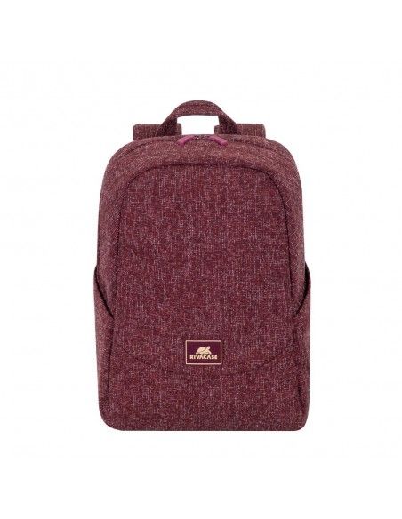 Rivacase 7923 maletines para portátil 33,8 cm (13.3") Mochila Borgoña, Blanco
