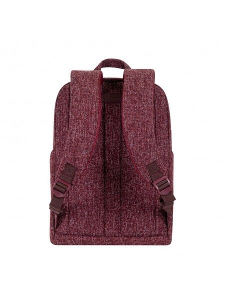 Rivacase 7923 maletines para portátil 33,8 cm (13.3") Mochila Borgoña, Blanco