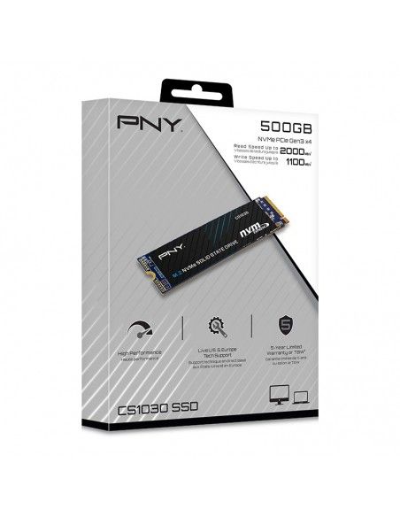 PNY CS1030 M.2 500 GB PCI Express 3.0 3D NAND NVMe