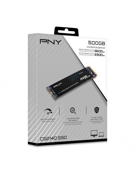 PNY CS2140 M.2 500 GB PCI Express 4.0 3D NAND NVMe