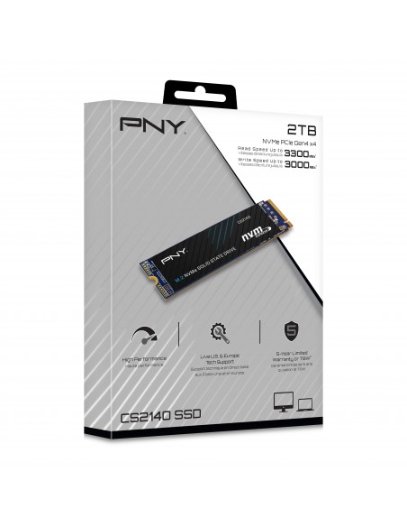 PNY CS2140 M.2 2000 GB PCI Express 4.0 3D NAND NVMe