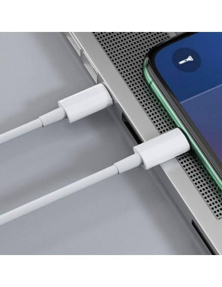 Approx APPC44 cable USB 1 m USB C Lightning Blanco