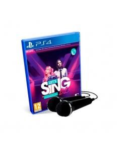JUEGO SONY PS4 LET S SING 2023 + 2 MANDOS
