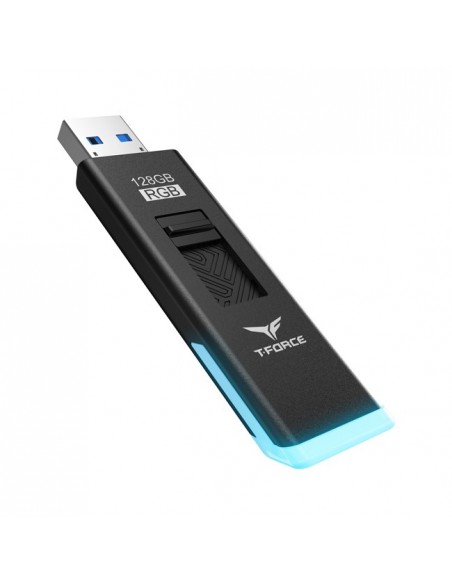 Team Group Spark RGB unidad flash USB 128 GB USB tipo A 3.2 Gen 1 (3.1 Gen 1) Negro