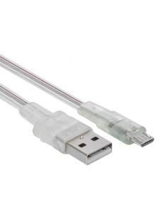 RIVACASE VA6000 TR12 Micro USB cable 1.2m transp.