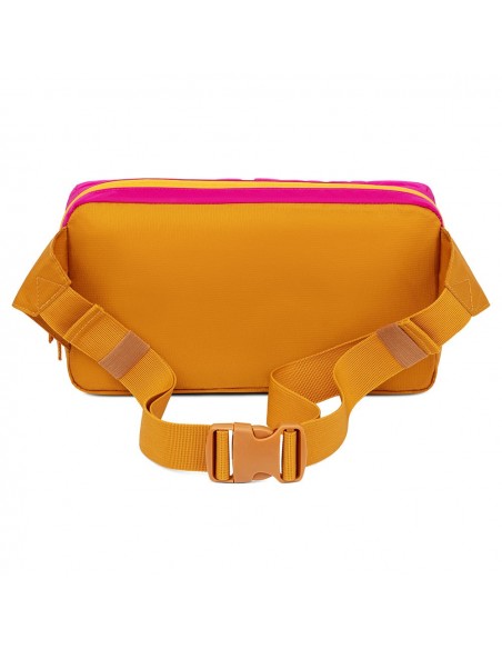 Rivacase Mestalla riñonera Poliéster Rosa, Amarillo