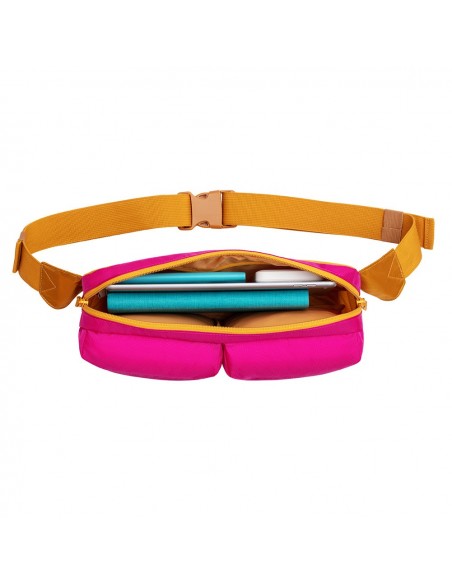 Rivacase Mestalla riñonera Poliéster Rosa, Amarillo