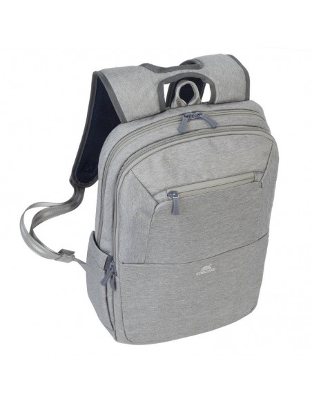 Rivacase 7760 maletines para portátil 39,6 cm (15.6") Funda tipo mochila Gris