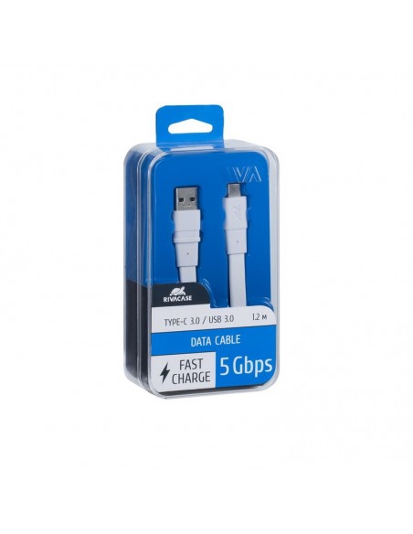 Rivacase VA6003 WT12 cable USB 1,2 m USB 3.2 Gen 1 (3.1 Gen 1) USB A USB C Blanco
