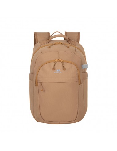 Rivacase Aviva maletines para portátil 35,6 cm (14") Mochila Beige