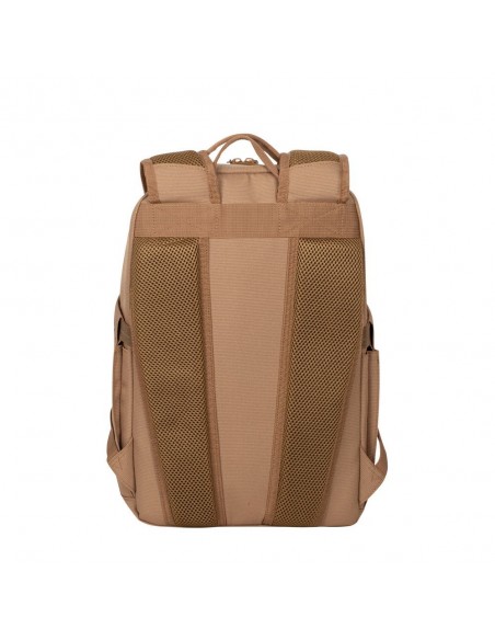 Rivacase Aviva maletines para portátil 35,6 cm (14") Mochila Beige