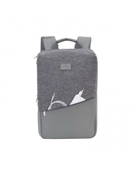 Rivacase 7960 maletines para portátil 39,6 cm (15.6") Funda tipo mochila Gris
