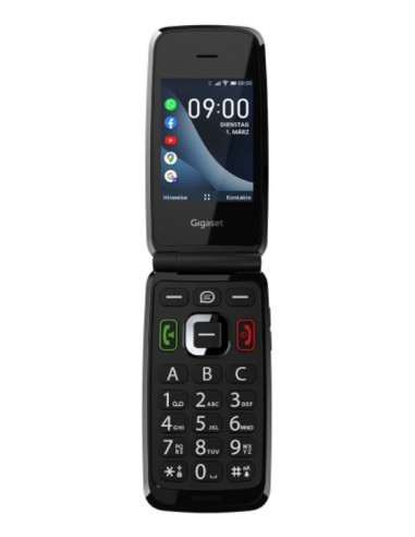 Gigaset GL7 7,11 cm (2.8") 126 g Gris Teléfono para personas mayores