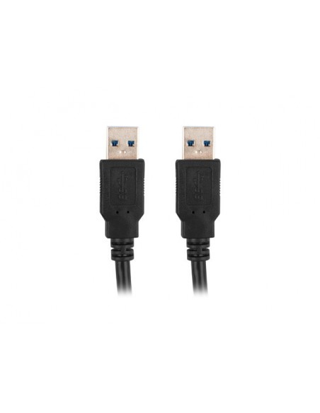 Lanberg CA-USBA-30CU-0005-BK cable USB 0,5 m USB 3.2 Gen 1 (3.1 Gen 1) Negro