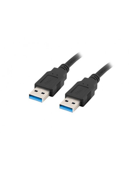Lanberg CA-USBA-30CU-0010-BK cable USB 1 m USB 3.2 Gen 1 (3.1 Gen 1) Negro