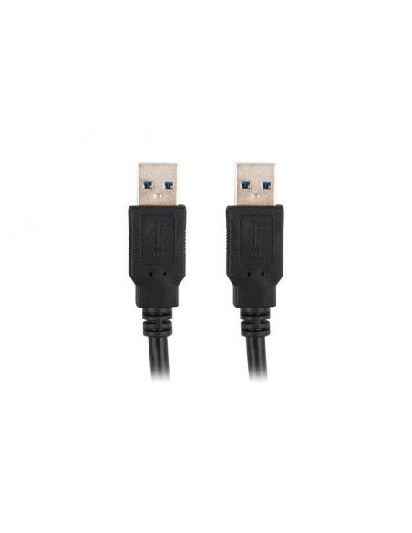 Lanberg CA-USBA-30CU-0010-BK cable USB 1 m USB 3.2 Gen 1 (3.1 Gen 1) Negro