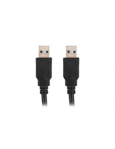 Lanberg CA-USBA-30CU-0018-BK cable USB 1,8 m USB 3.2 Gen 1 (3.1 Gen 1) Negro