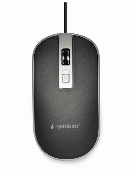 Gembird MUS-4B-06-BS ratón Ambidextro USB tipo A Óptico 1200 DPI