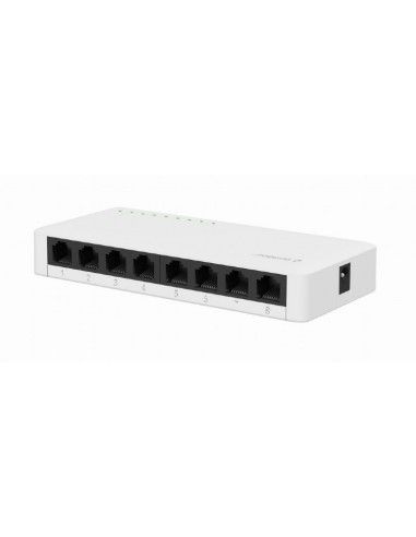 Gembird NSW-G8-01 switch No administrado Gigabit Ethernet (10 100 1000) Blanco