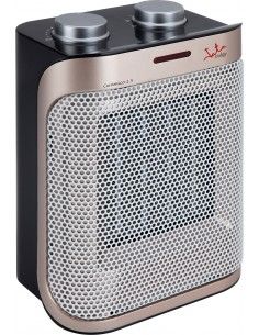 JATA TC92 calefactor eléctrico Interior Negro, Bronce 1500 W Ventilador eléctrico