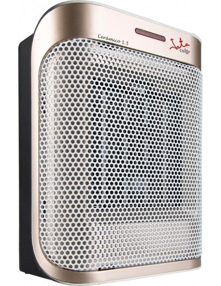 JATA TC92 calefactor eléctrico Interior Negro, Bronce 1500 W Ventilador eléctrico