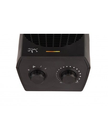 JATA TV74 calefactor eléctrico Interior Negro 2000 W Ventilador eléctrico