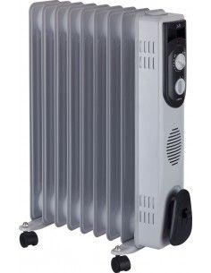 JATA R109 Interior Gris 2000 W Radiador de aceite eléctrico