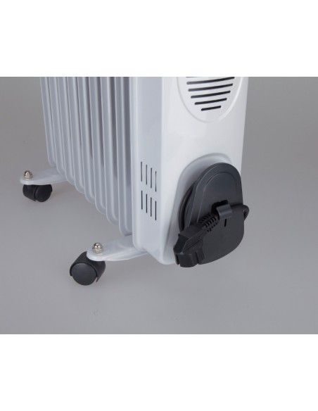 JATA R109 Interior Gris 2000 W Radiador de aceite eléctrico