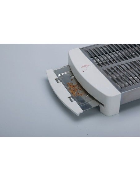 JATA TT589 plancha eléctrica Independiente 550 W Acero inoxidable, Blanco