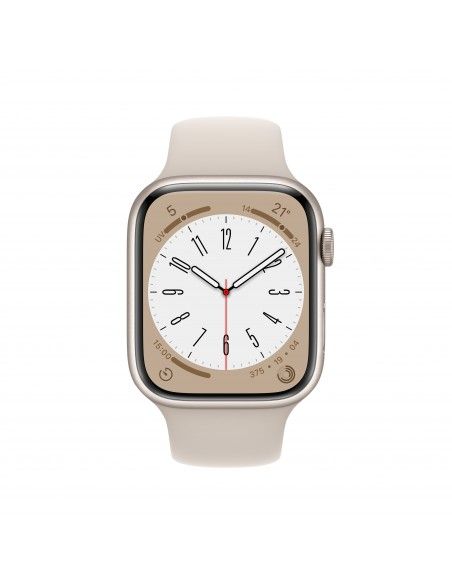 Apple Watch Series 8 OLED 45 mm Beige GPS (satélite)