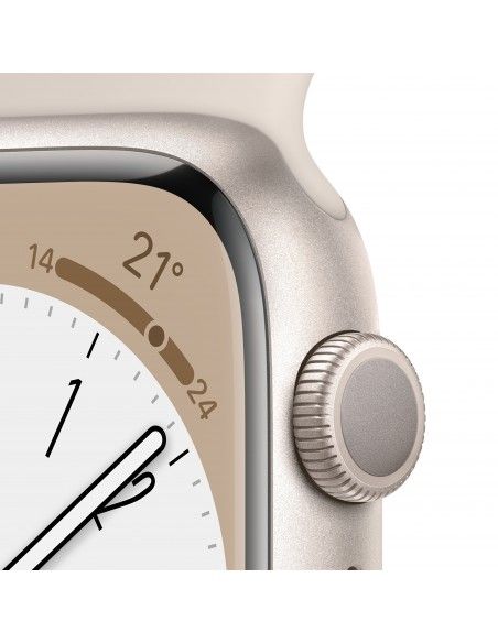 Apple Watch Series 8 OLED 45 mm Beige GPS (satélite)