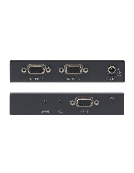 Kramer Electronics VP-200XLN amplificador de línea de video 400 MHz Negro