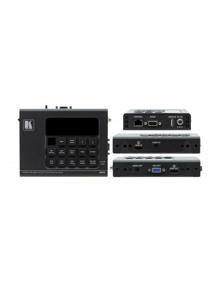 Kramer Electronics 860 extensor audio video Negro