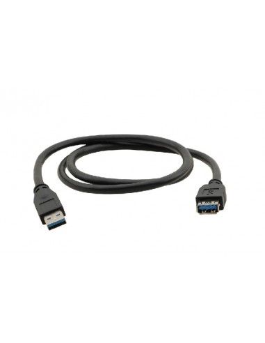 Kramer Electronics USB-A (M) to USB-A (F) 3.0, 0.9m cable USB 0,9 m USB 3.2 Gen 1 (3.1 Gen 1) USB A Negro
