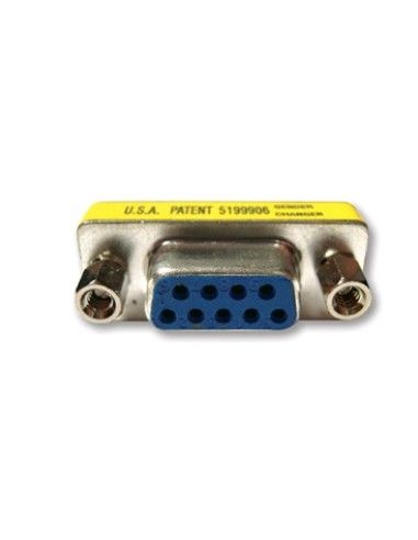Kramer Electronics 9-pin D (F F) Azul, Plata