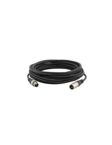 Kramer Electronics XLR Quad Style, 0.3m cable de audio 0,3 m XLR (3-pin) Negro