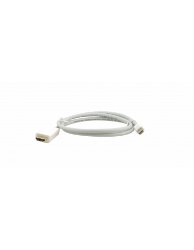 Kramer Electronics C-MDP HM-10 adaptador de cable de vídeo 3 m HDMI tipo A (Estándar) Mini DisplayPort Blanco