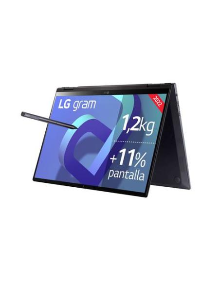 LG PORTATIL 14T90Q-G.AA78B 14"/CONVERTIBLE/TACTIL/CORE I7/16GB/1 TB SSD/WINDOWS HOME/NEGRO
