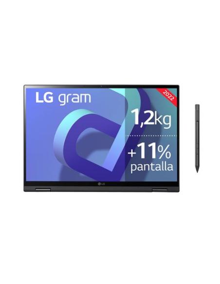 LG PORTATIL 14T90Q-G.AA78B 14"/CONVERTIBLE/TACTIL/CORE I7/16GB/1 TB SSD/WINDOWS HOME/NEGRO