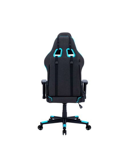 Silla gaming Newskill Kitsune Zephyr Series negra y azul de tela